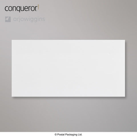Brilliant White Conqueror Envelopes - Laid Without Window DL - 110 x 220mm