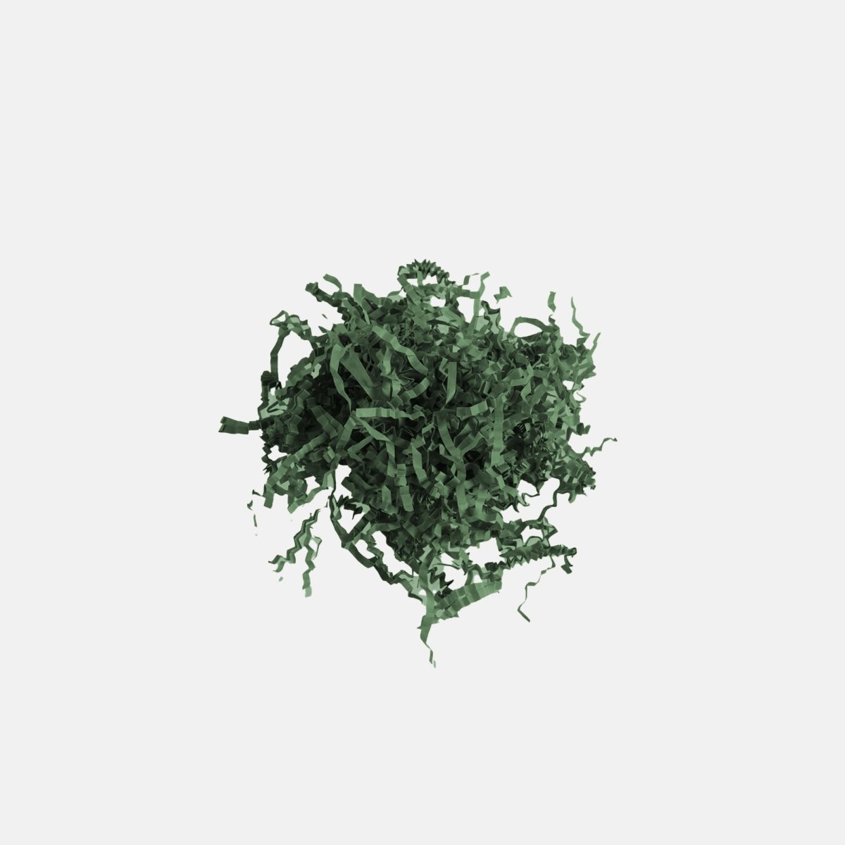 Zig Zag Shredded Packing Paper - 250g Forest Green