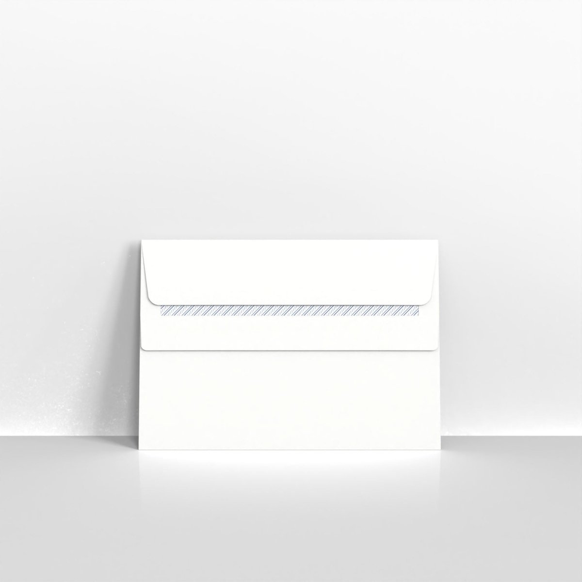 White Blue Opaque Self Seal Business Envelopes - Without Window Wallet C6 - 114 x 162mm