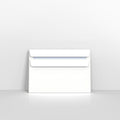 128 - White Blue Opaque Self Seal Business Envelopes - Business Envelopes