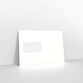 439 - White Blue Opaque Self Seal Business Envelopes - Business Envelopes