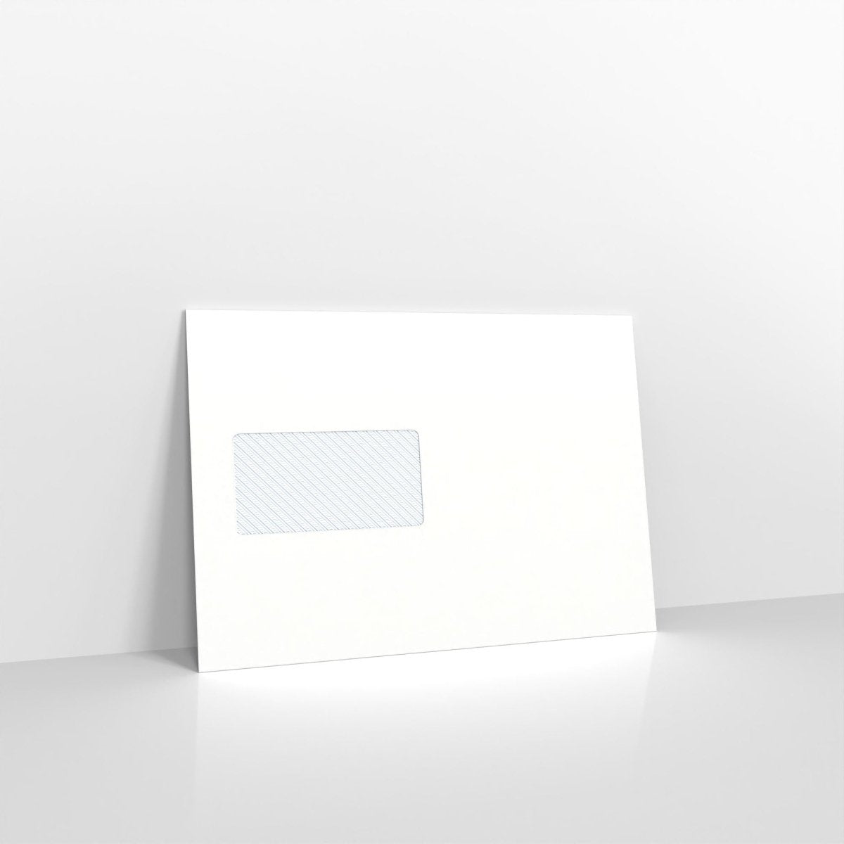 White Blue Opaque Self Seal Business Envelopes - With Window Wallet C5 - 162 x 229mm