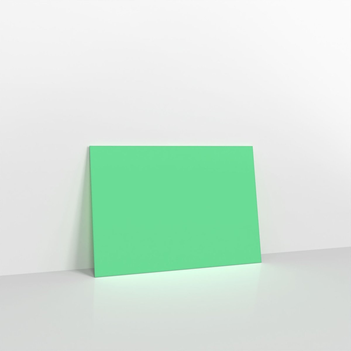 Spearmint Green Coloured Gummed Greeting Card V Flap Envelopes - C7 - 82 x 113mm