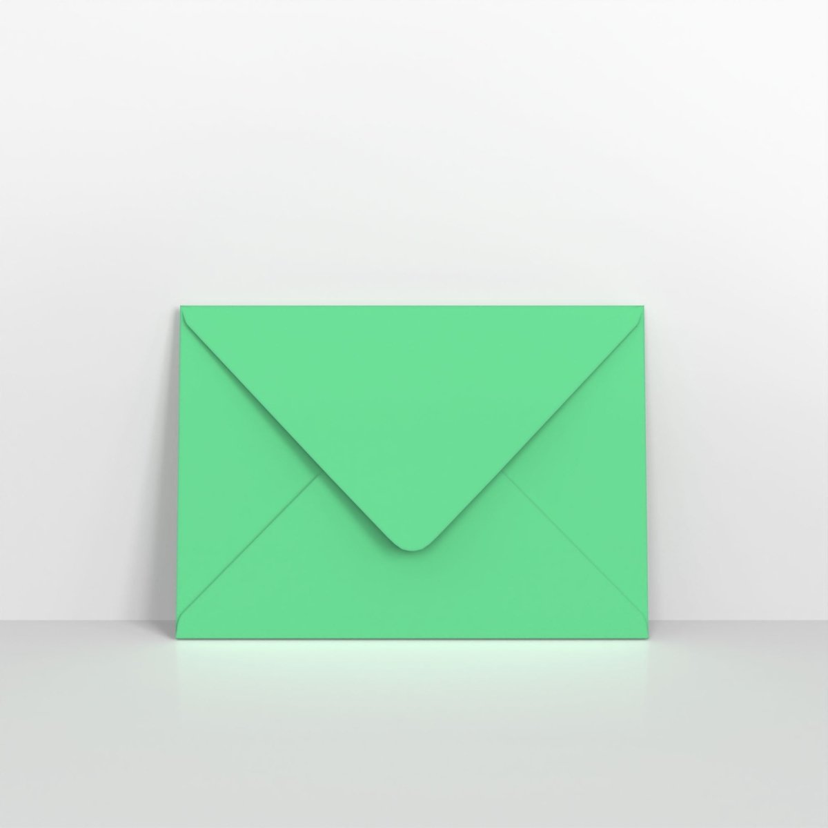 Spearmint Green Coloured Gummed Greeting Card V Flap Envelopes - C5 - 162 x 229mm