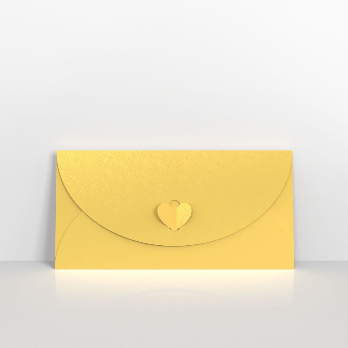 Golden Yellow Butterfly Envelopes - DL - 110 x 220mm