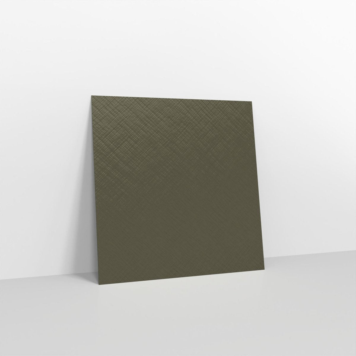 Champagne Green Textured Envelopes - Square - 155 x 155mm