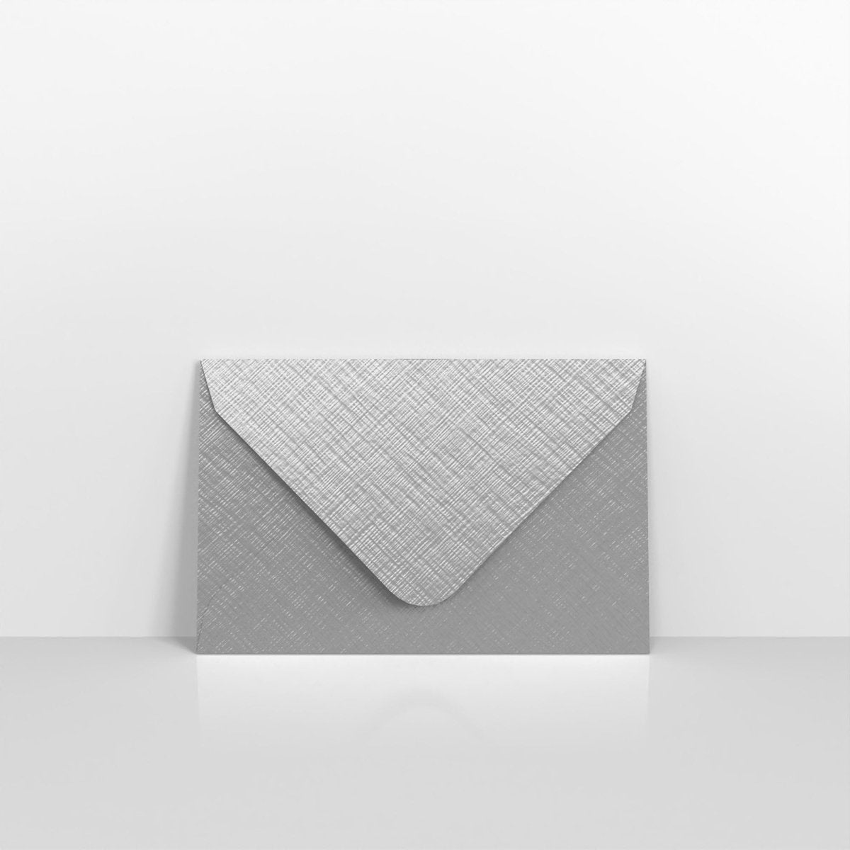 Silver Textured Envelopes - 62 x 94mm