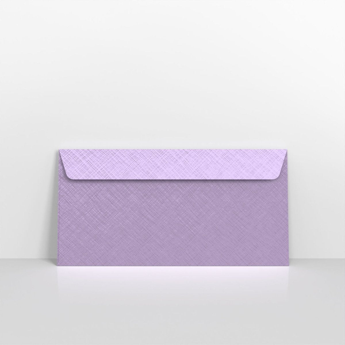 Lilac Textured Envelopes - DL - 110 x 220mm