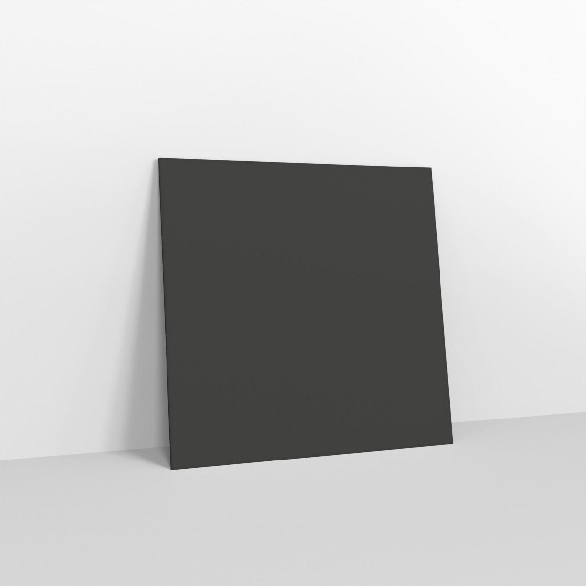 Black Coloured Peel and Seal V Flap Envelopes - Square - 155 x 155mm