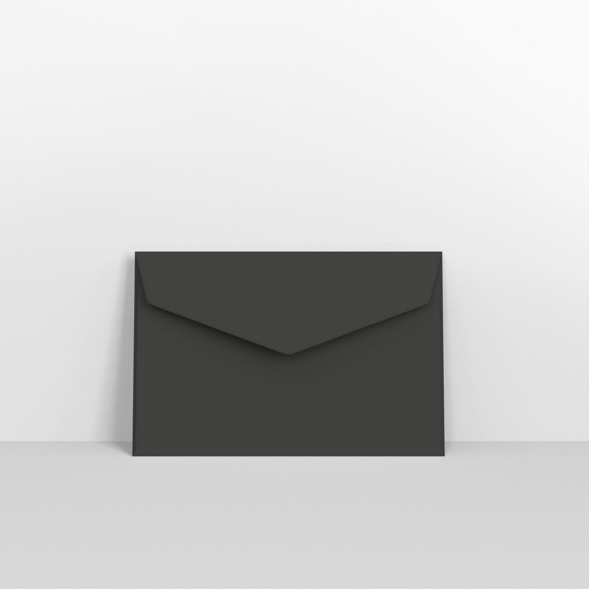 Black Coloured Peel and Seal V Flap Envelopes - 62 x 94mm