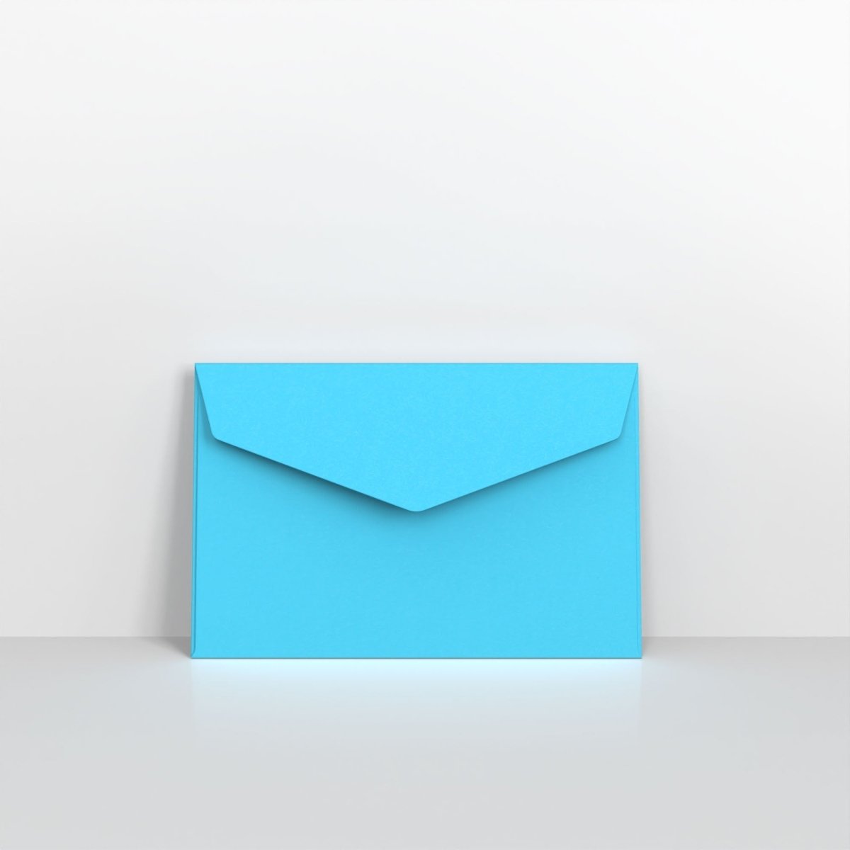 Blue Coloured Peel and Seal V Flap Envelopes - 62 x 94mm