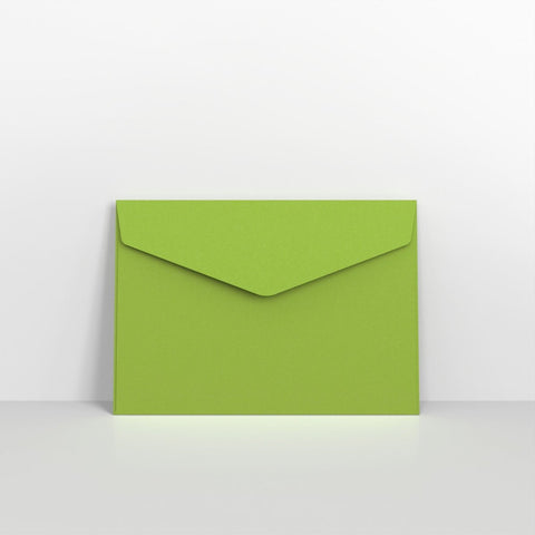 CEVC5GR - Green Coloured Peel and Seal V Flap Envelopes - Coloured Peel and Seal Envelope