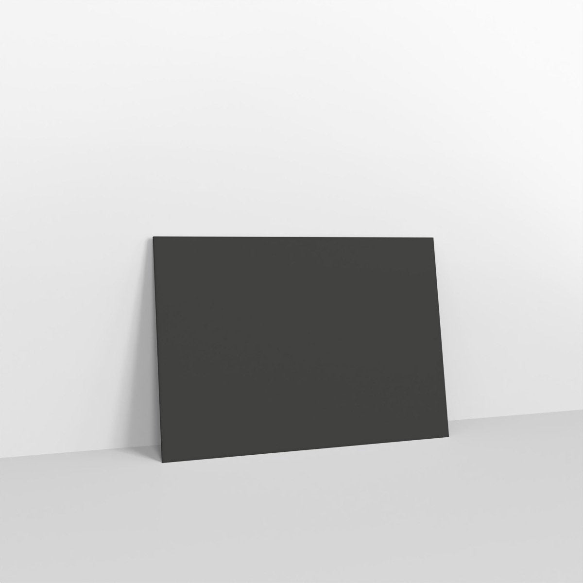Black Coloured Peel and Seal V Flap Envelopes - C6 - 114 x 162mm