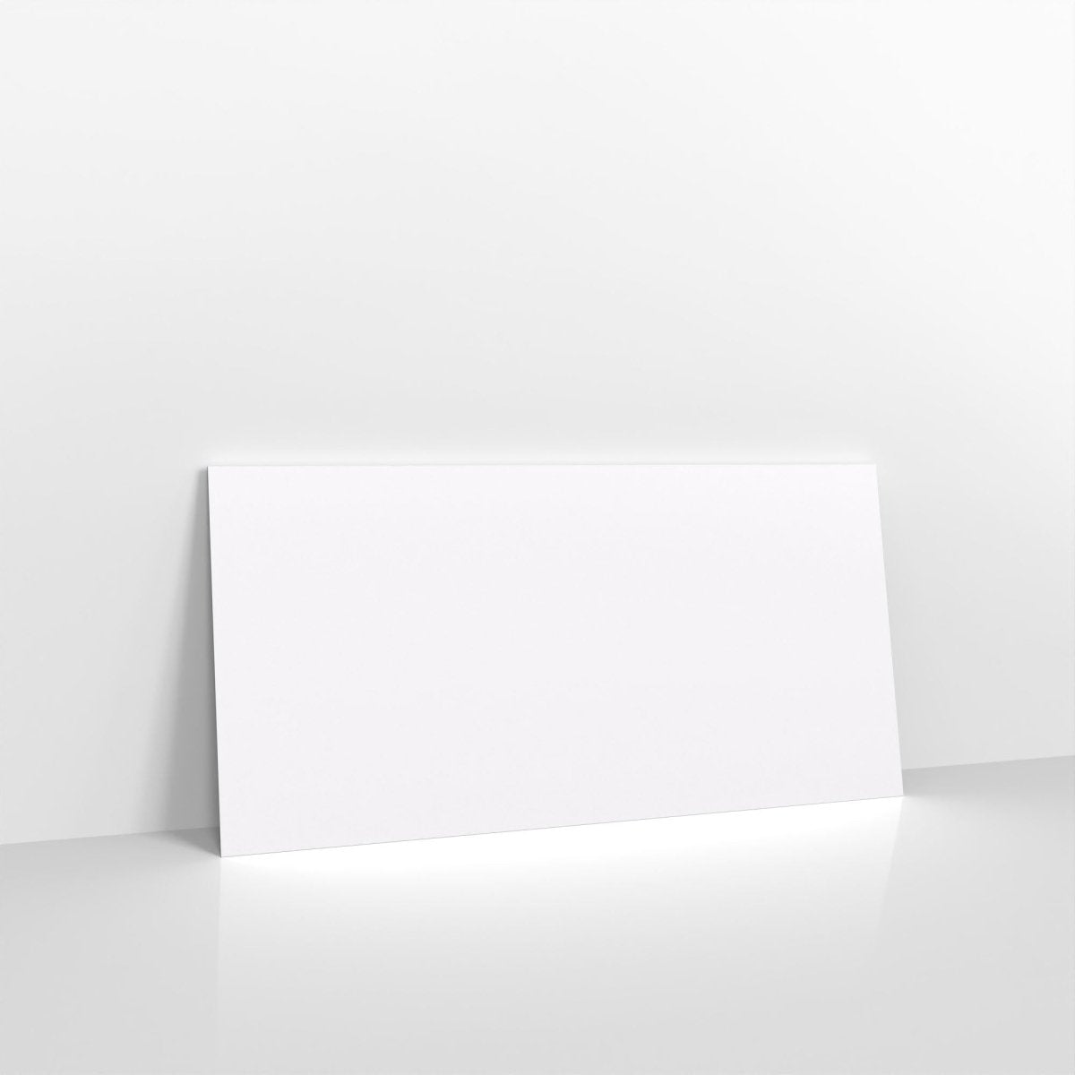 White Coloured Peel and Seal V Flap Envelopes - DL - 110 x 220mm