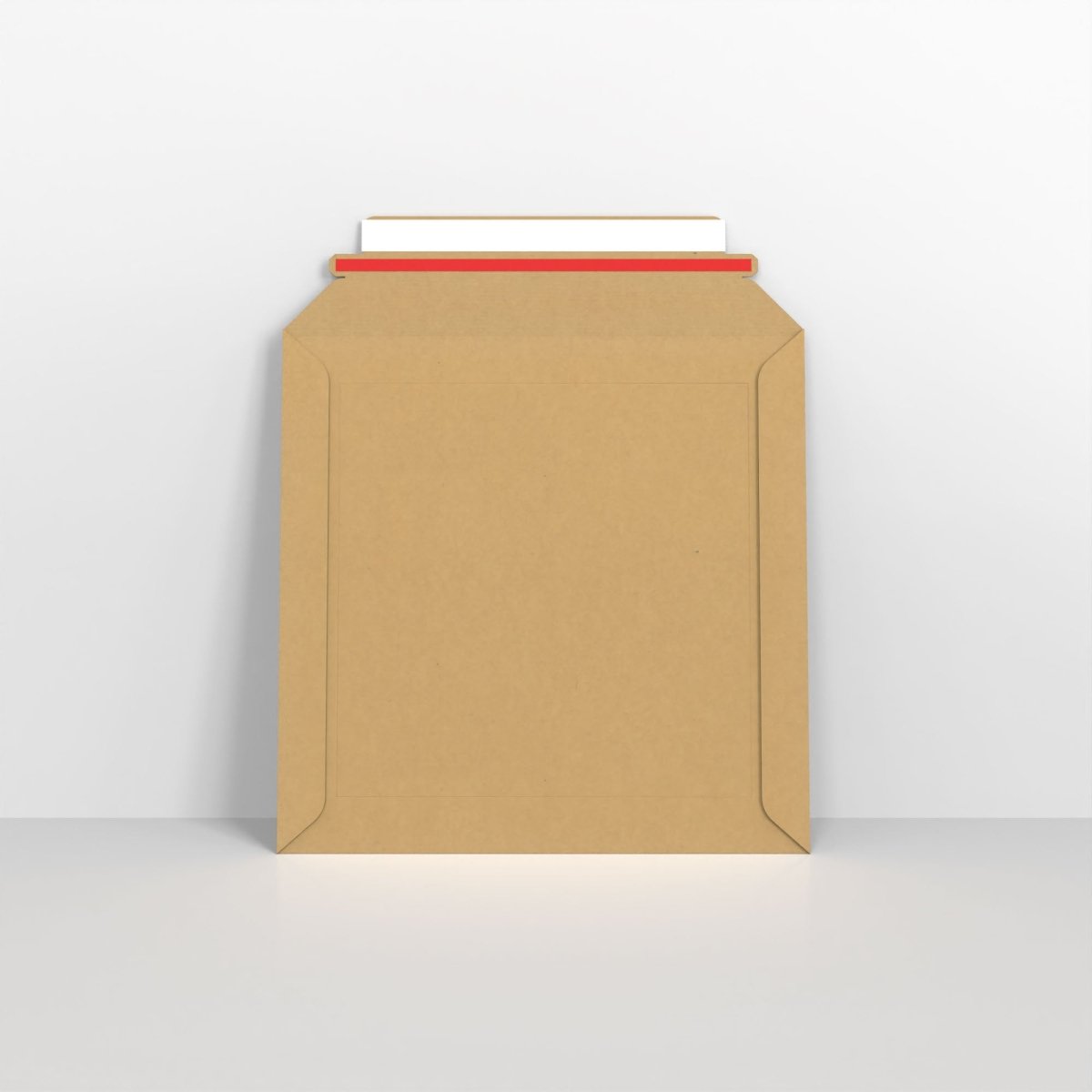 Manila Rigid Corrugated Board Mailers - No Square - 180 x 180mm