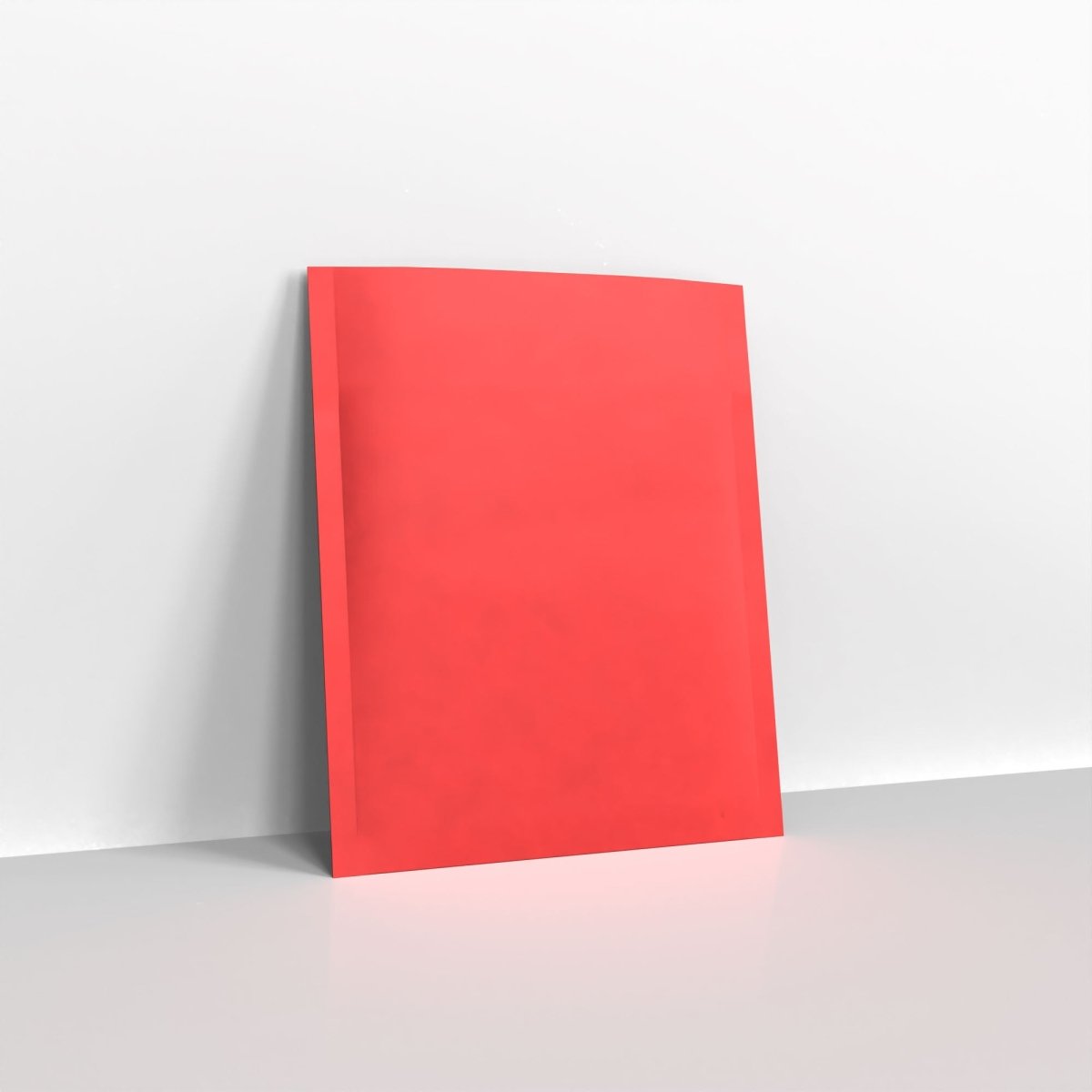 Red Paper Finish Bubble Bag Mailers - Square - 165 x 165mm