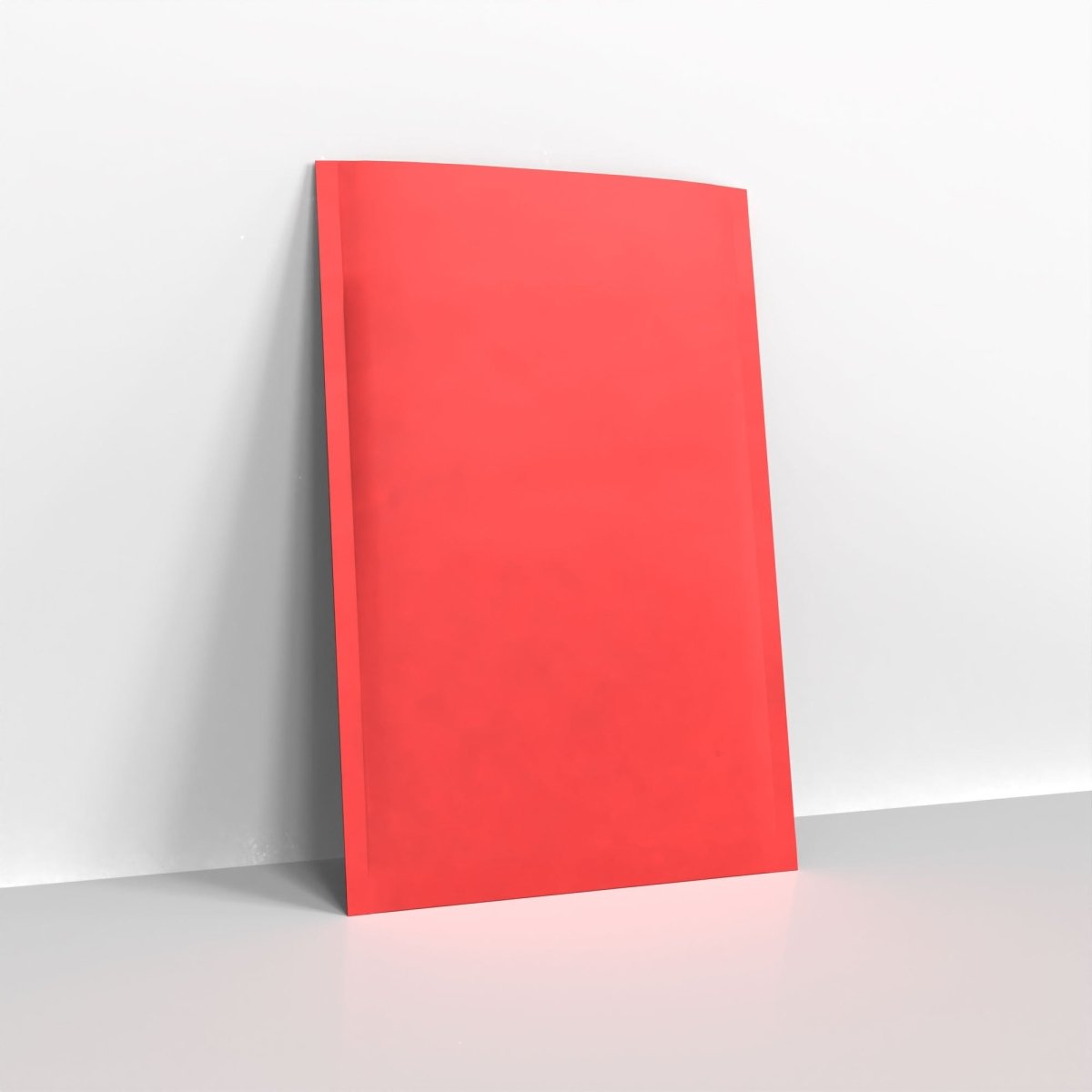 Red Paper Finish Bubble Bag Mailers - Square - 230 x 230mm