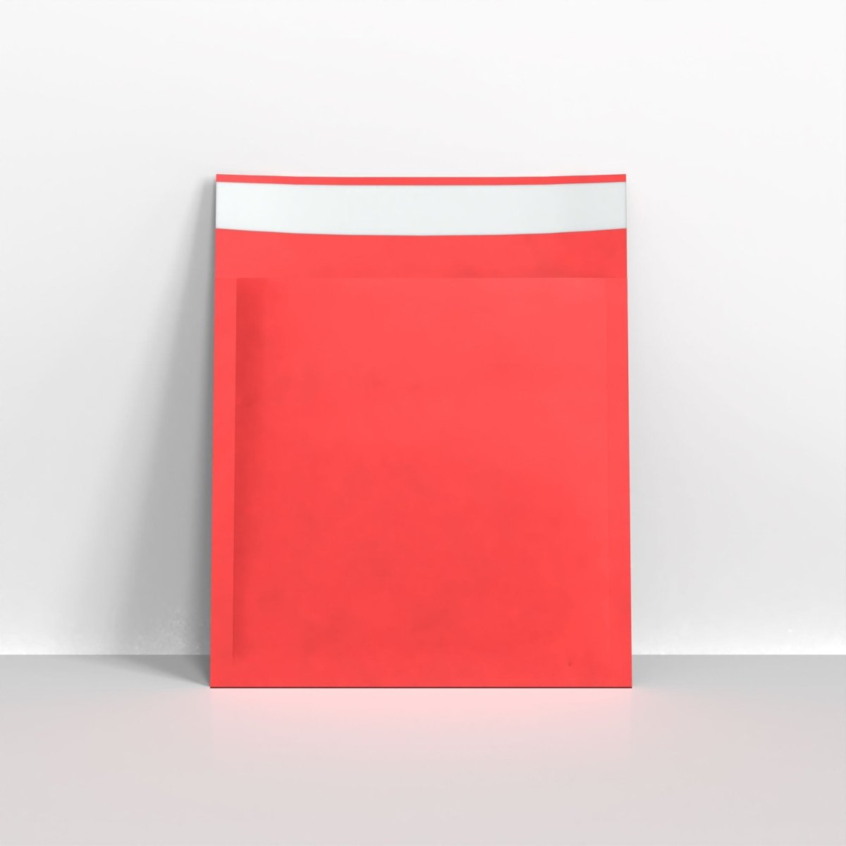Red Paper Finish Bubble Bag Mailers - Square - 230 x 230mm