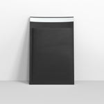Black Paper Finish Bubble Bag Mailers - 270 x 190mm