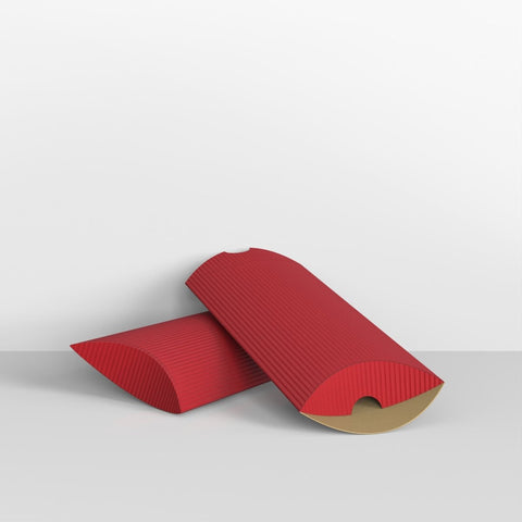 CPB110R - Red Corrugated Pillow Boxes - Pillow Boxes