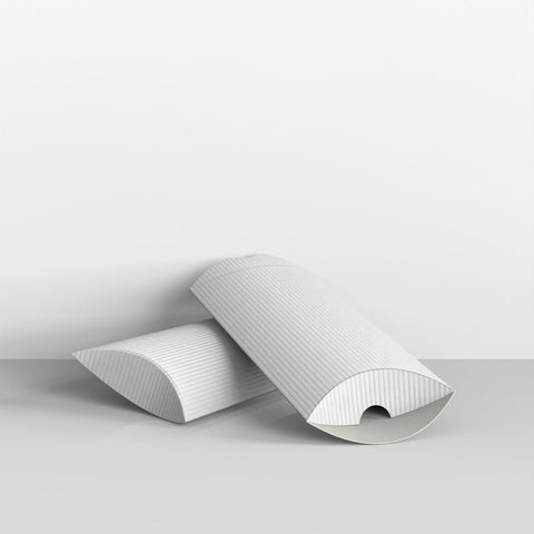 CPB110W - White Corrugated Pillow Boxes - Pillow Boxes