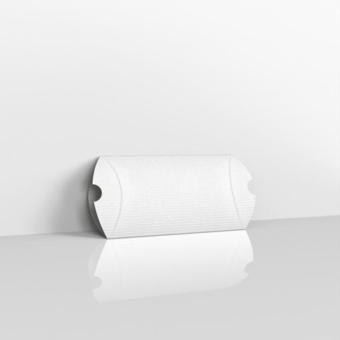 CPB114W - White Corrugated Pillow Boxes - Pillow Boxes