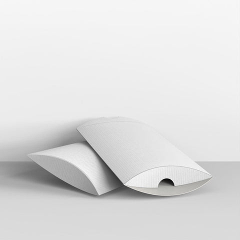 CPB162W - White Corrugated Pillow Boxes - Pillow Boxes