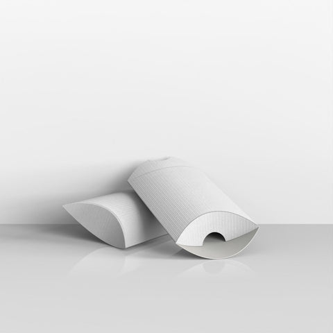 CPB81W - White Corrugated Pillow Boxes - Pillow Boxes