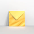 D04100 - Gold Metallic Coloured Gummed Greeting Card V Flap Envelopes - Greeting Card Envelopes