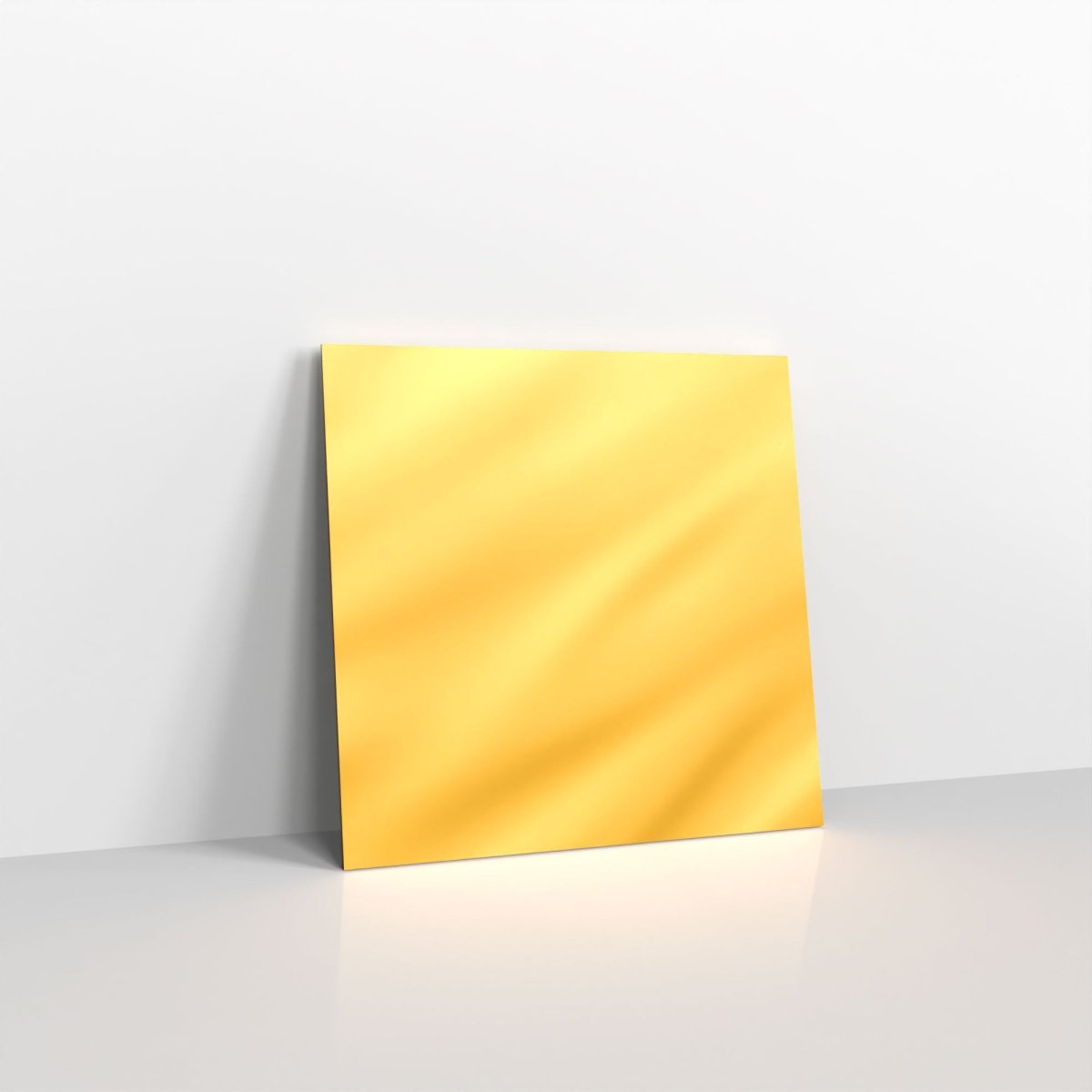 Gold Metallic Coloured Gummed Greeting Card V Flap Envelopes - Square - 100 x 100mm