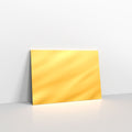 D04152 - Gold Metallic Coloured Gummed Greeting Card V Flap Envelopes - Greeting Card Envelopes