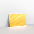 D04C6 - Gold Metallic Coloured Gummed Greeting Card V Flap Envelopes - Greeting Card Envelopes