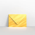 D04C6 - Gold Metallic Coloured Gummed Greeting Card V Flap Envelopes - Greeting Card Envelopes