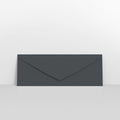 DGREY80215 - Dark Grey Coloured Gummed V Flap Envelopes - Greeting Card Envelopes