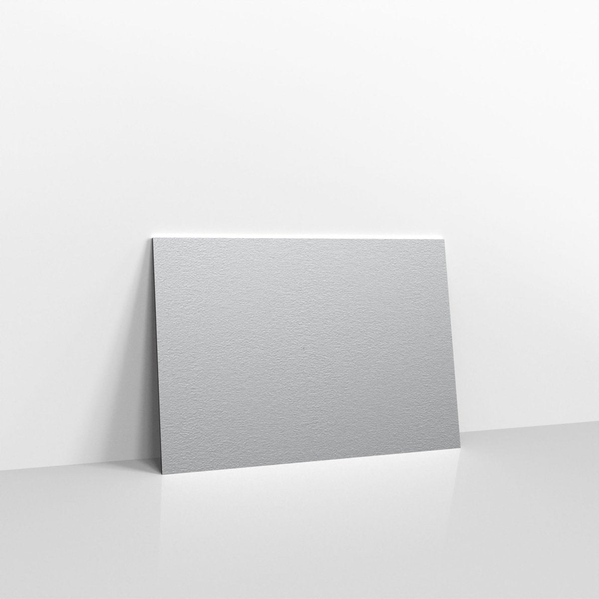 Metallic Silver Coloured Gummed V Flap Envelopes - 125 x 175mm