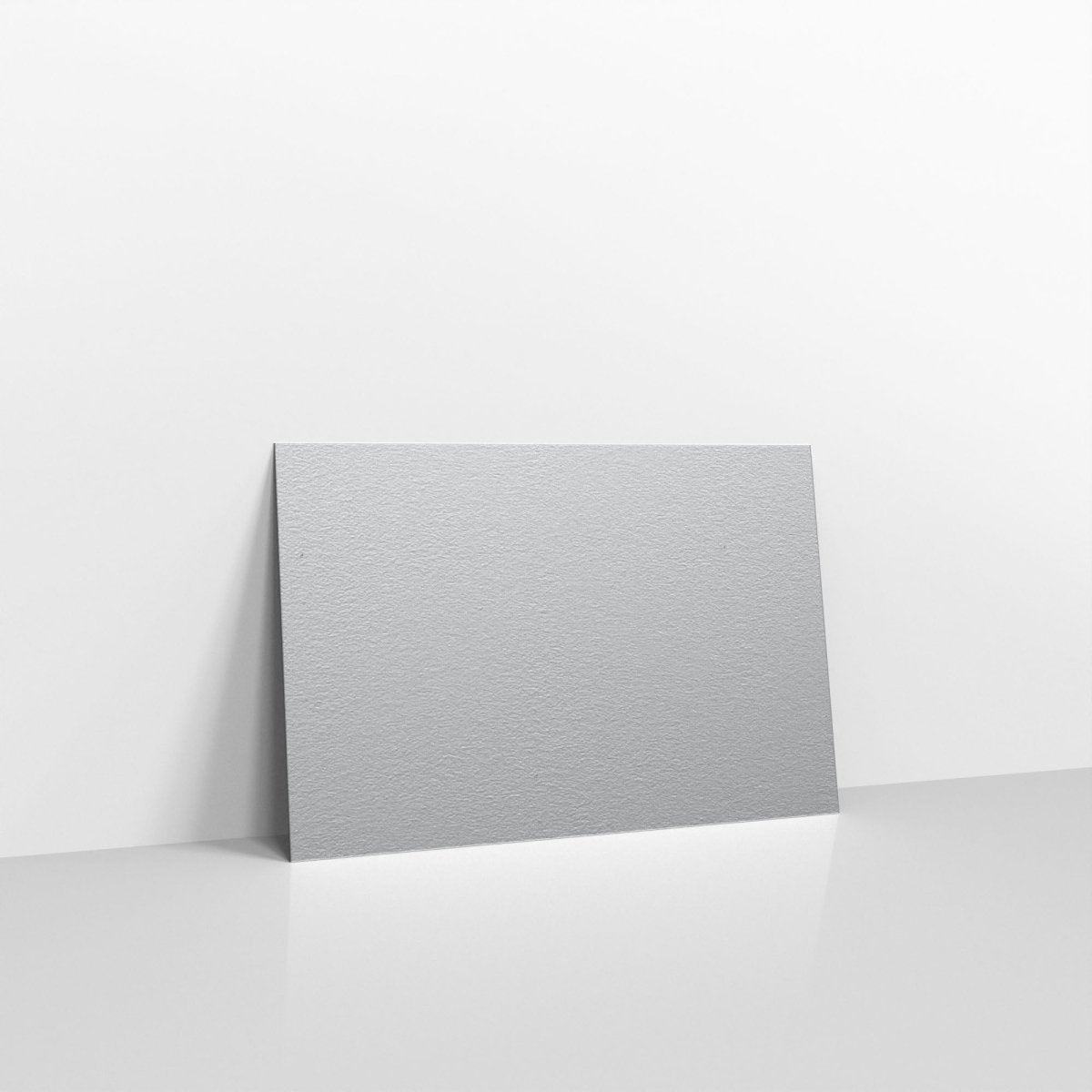 Metallic Silver Coloured Gummed V Flap Envelopes - 62 x 94mm