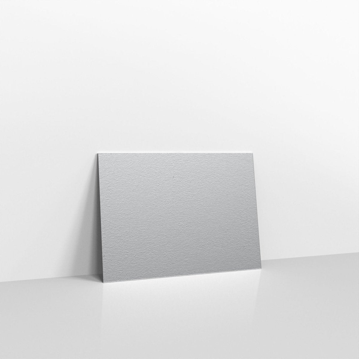 Metallic Silver Coloured Gummed V Flap Envelopes - 70 x 100mm