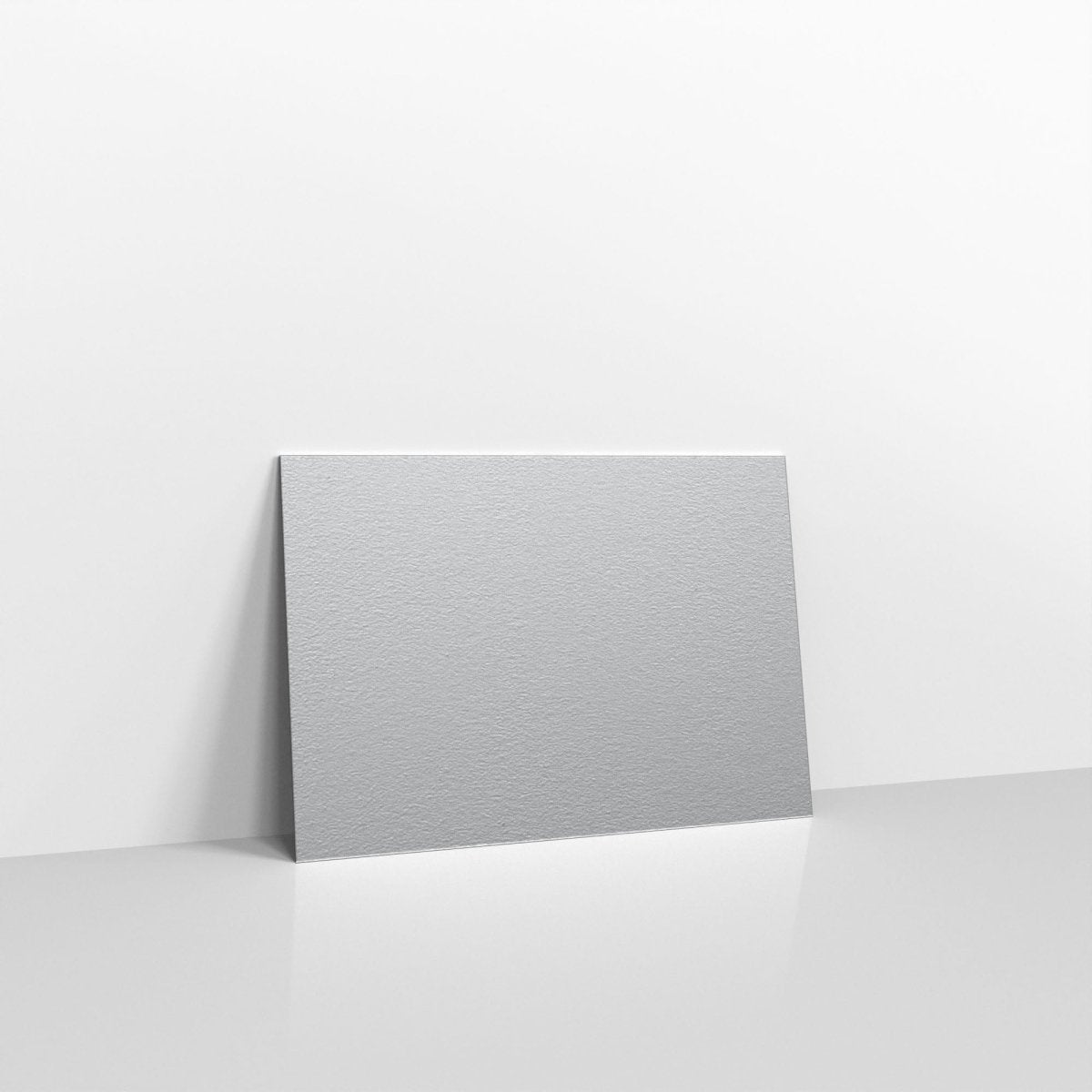 Metallic Silver Coloured Gummed V Flap Envelopes - C7 - 82 x 113mm