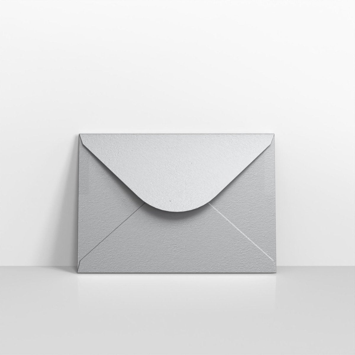 Metallic Silver Coloured Gummed V Flap Envelopes - C5 - 162 x 229mm