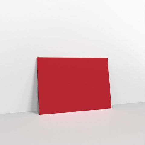 GC125DR - Dark Red Coloured Gummed V Flap Envelopes - Greeting Card Envelopes
