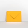 GC125DY - Dark Yellow Coloured Gummed V Flap Envelopes - Greeting Card Envelopes