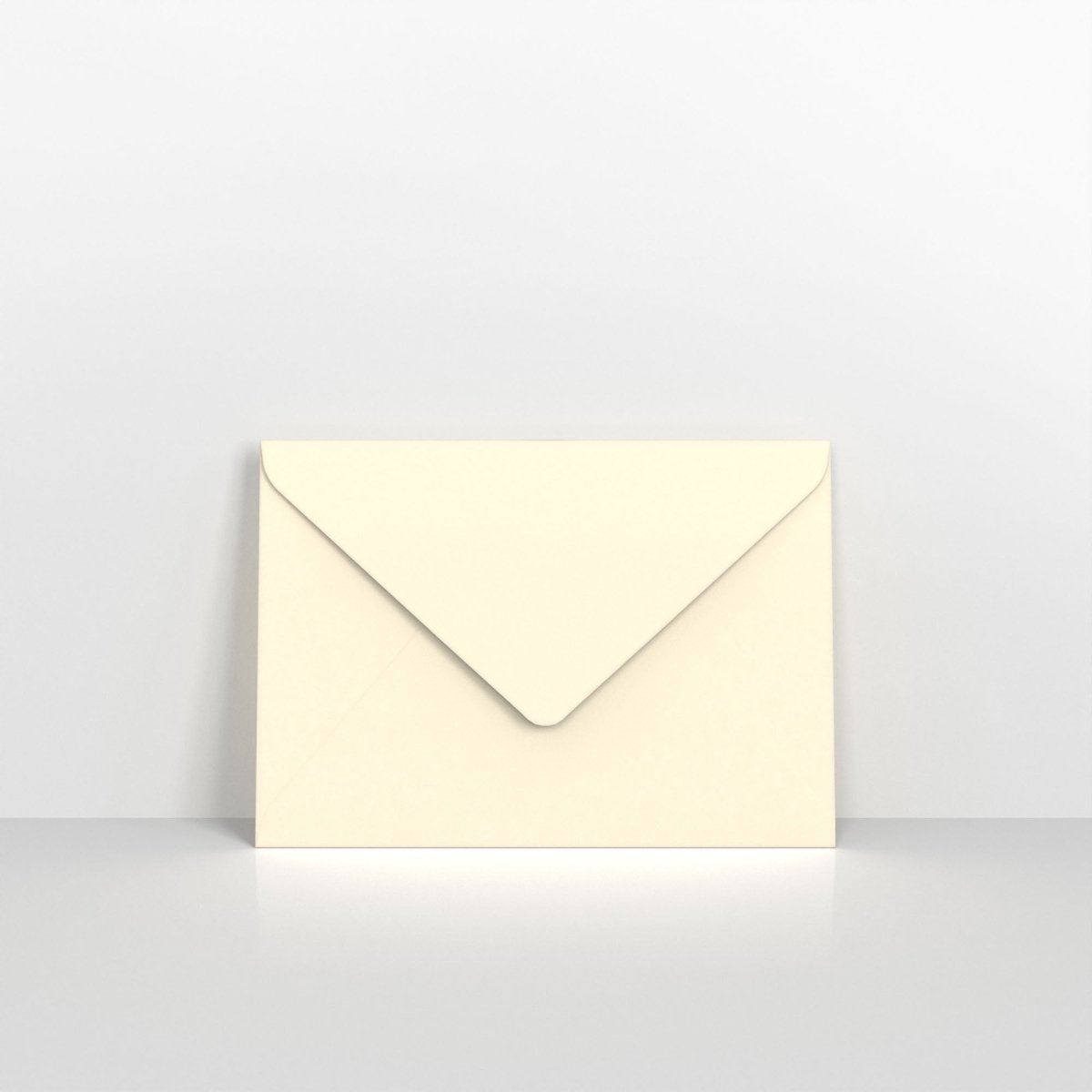 Ivory Coloured Gummed V Flap Envelopes - 125 x 175mm
