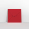 GC130130DR - Dark Red Coloured Gummed V Flap Envelopes - Greeting Card Envelopes