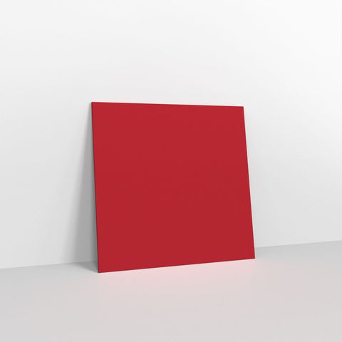 GC130130DR - Dark Red Coloured Gummed V Flap Envelopes - Greeting Card Envelopes