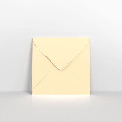 GC130130MA - Magnolia Coloured Gummed V Flap Envelopes - Greeting Card Envelopes