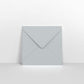 GC130130PGY - Pale Grey Coloured Gummed V Flap Envelopes - Greeting Card Envelopes