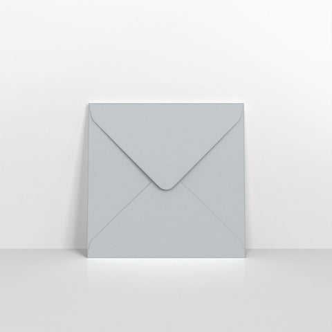 GC130130PGY - Pale Grey Coloured Gummed V Flap Envelopes - Greeting Card Envelopes
