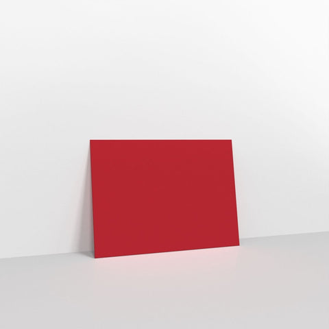 GC133DR - Dark Red Coloured Gummed V Flap Envelopes - Greeting Card Envelopes