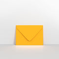 GC133DY - Dark Yellow Coloured Gummed V Flap Envelopes - Greeting Card Envelopes