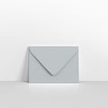 GC133PGY - Pale Grey Coloured Gummed V Flap Envelopes - Greeting Card Envelopes